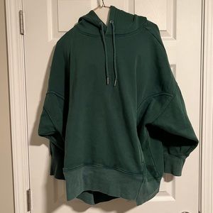 NEW Free People FP Movement Green Sprint to the Finish Hoodie